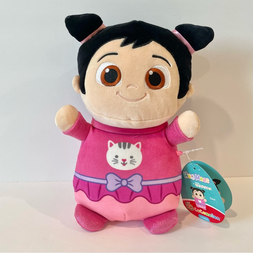 Squishmallows CoComelon Cece Hug Mees Plush 10" Soft Toy Stuffed Animal NEW